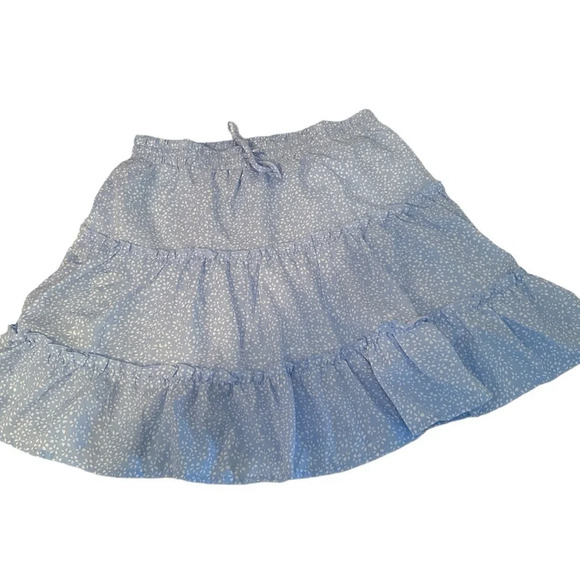 Alelly Women's Summer Cute High Waist Ruffle Skirt Floral Print Swing Beach Mini - Picture 2 of 9